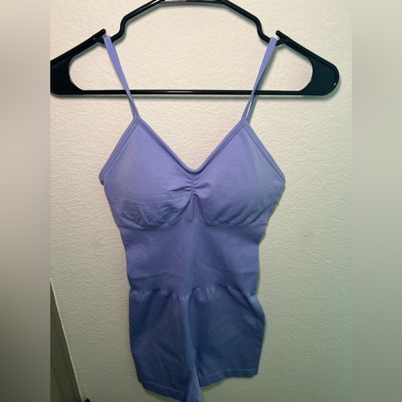 Women’s athletic one piece spandex romper - Picture 3 of 4